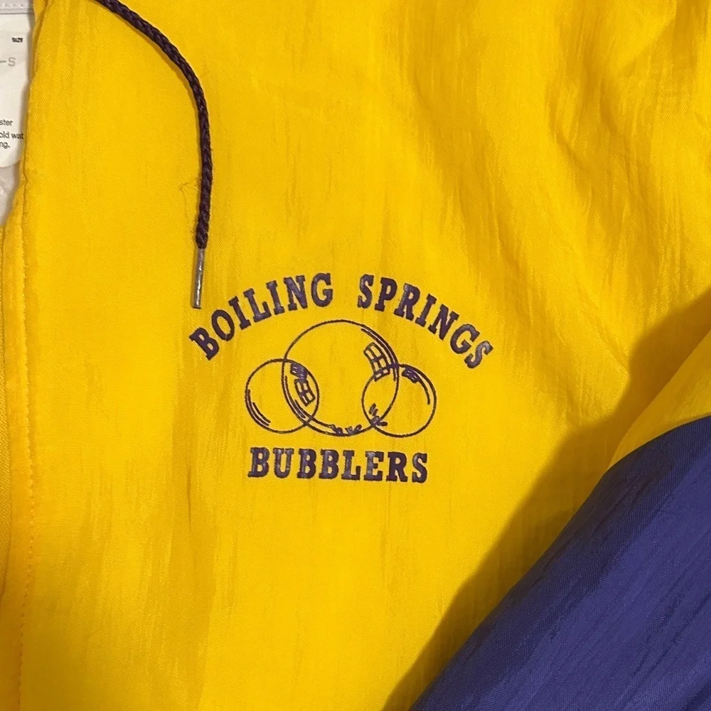 VTG Boiling Springs PA Bubblers Sports Windbreaker Jacket Adult Sz. S  Lined
